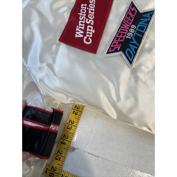 Vintage Horizon USA Jacket Chevy Corvette Winston Cup Patches Daytona 1989 Large - Picture 7 of 10